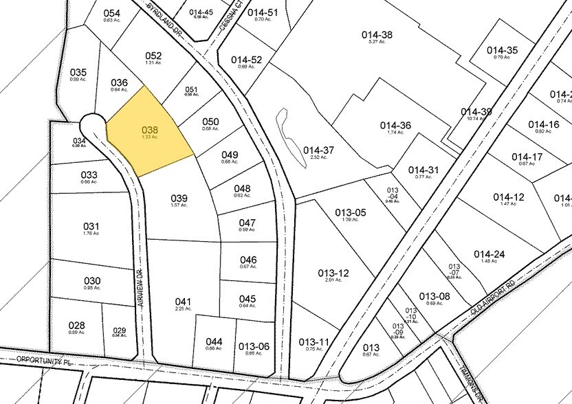 52-58 Airview Dr, Greenville, SC à louer - Plan cadastral – Image 3 sur 6