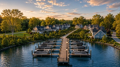 4020 Round Lake Hwy, Manitou Beach, MI - Vue aérienne  vue de carte - Image1