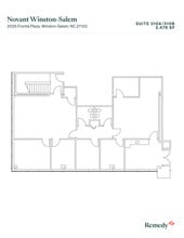 2025 Frontis Plaza Blvd, Winston-Salem, NC à louer Plan d’étage– Image 2 sur 2