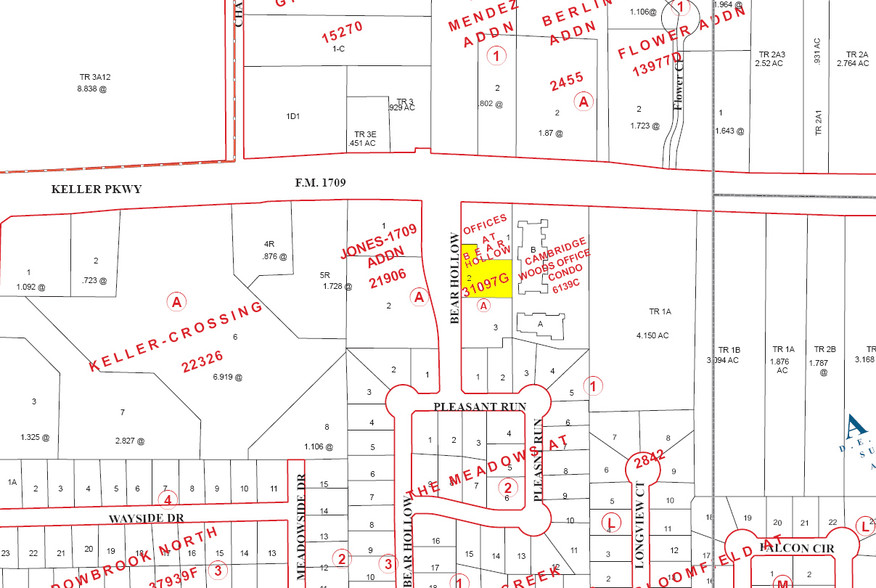 1664 Keller Pky, Keller, TX à louer - Plan cadastral – Image 2 sur 4