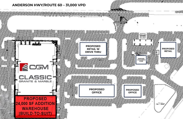 1355 Anderson Hwy, Powhatan, VA à louer - Photo principale – Image 1 sur 4