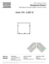 1000 Sawgrass Corporate Pkwy, Sunrise, FL à louer Plan d’étage– Image 1 sur 1