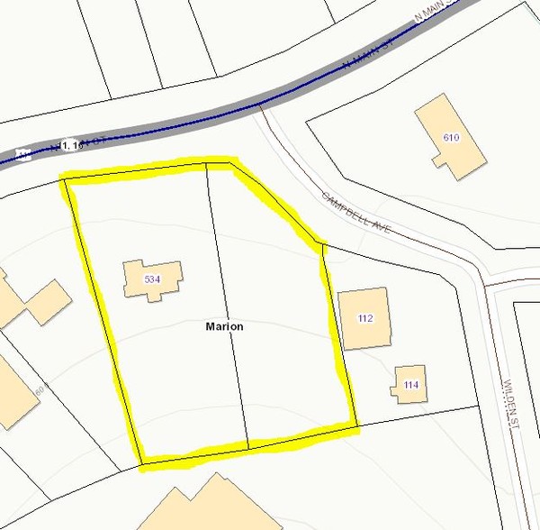 534 N Main St, Marion, VA à vendre - Plan cadastral – Image 3 sur 8