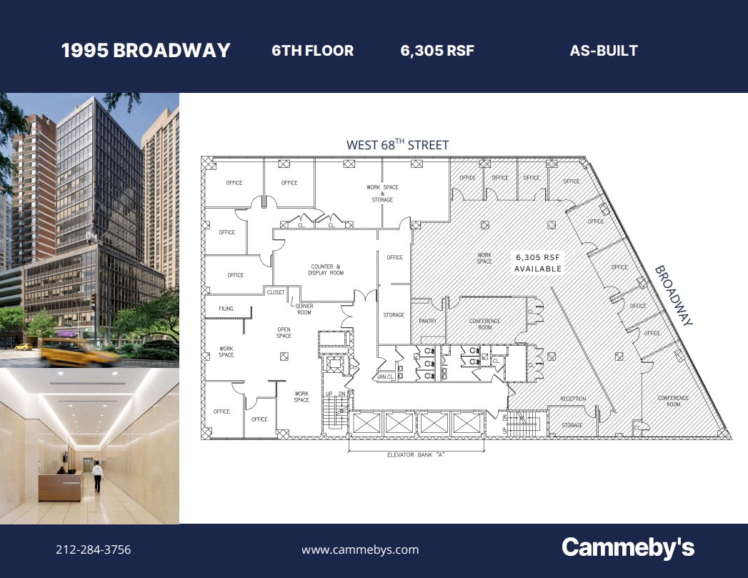 1995 Broadway, New York, NY à louer Plan d’étage– Image 1 sur 1