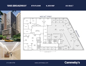 1995 Broadway, New York, NY à louer Plan d’étage– Image 1 sur 1