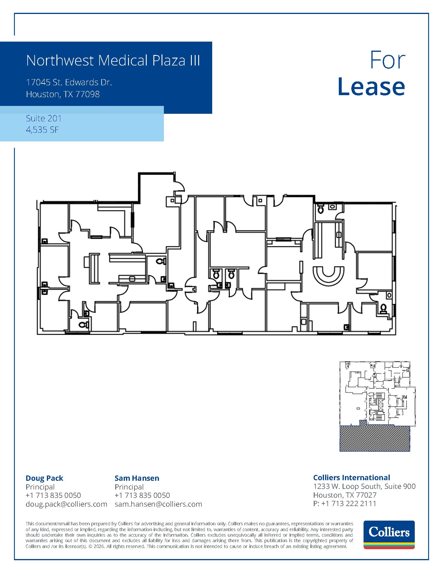800 Peakwood Dr, Houston, TX à louer Plan d’étage– Image 1 sur 1