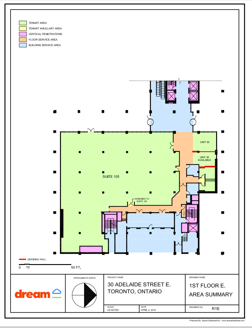 30 Adelaide St E, Toronto, ON à louer Plan d’étage– Image 1 sur 1