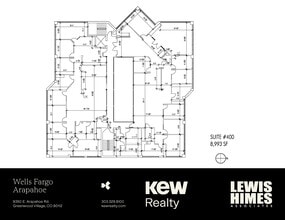 9350 E Arapahoe Rd, Greenwood Village, CO à louer Plan d’étage– Image 2 sur 11