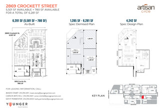 2973 W 7th St, Fort Worth, TX à louer Plan d’étage– Image 1 sur 7