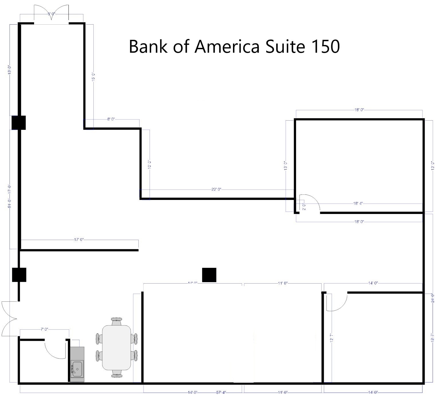 700 N Grant Ave, Odessa, TX à louer Plan d’étage– Image 1 sur 2