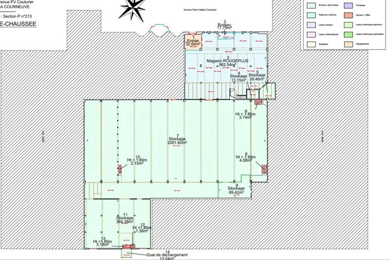 Industriel/Logistique dans La Courneuve à louer - Plan d’étage – Image 3 sur 3