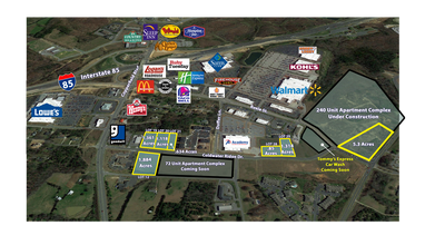 Coldwater Ridge Dr, Kannapolis, NC - Vue aérienne vue de carte - Image1