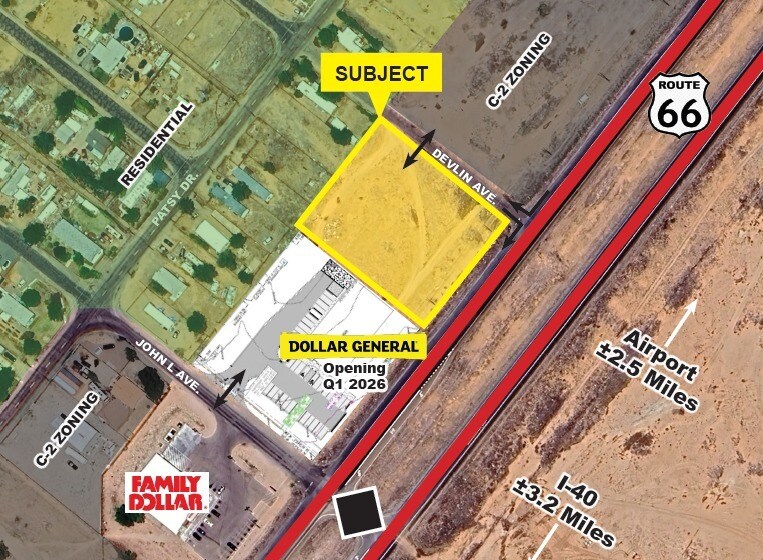 SWC Highway 66 & Devlin Ave, Kingman, AZ à louer - Aérien – Image 2 sur 2