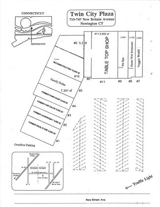 Plus de détails pour 719-725 New Britain Ave, Newington, CT - Local commercial à louer