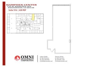 750 W Hampden Ave, Englewood, CO à louer Plan de site– Image 1 sur 5