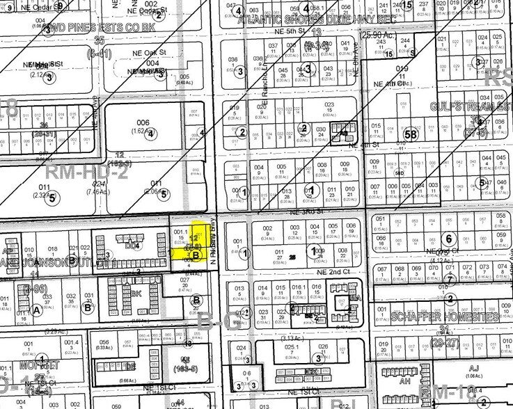 219-225 N Federal Hwy, Hallandale Beach, FL à louer - Plan cadastral – Image 3 sur 4