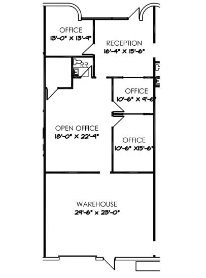 2245 W University Dr, Tempe, AZ à louer Plan d’étage– Image 1 sur 1