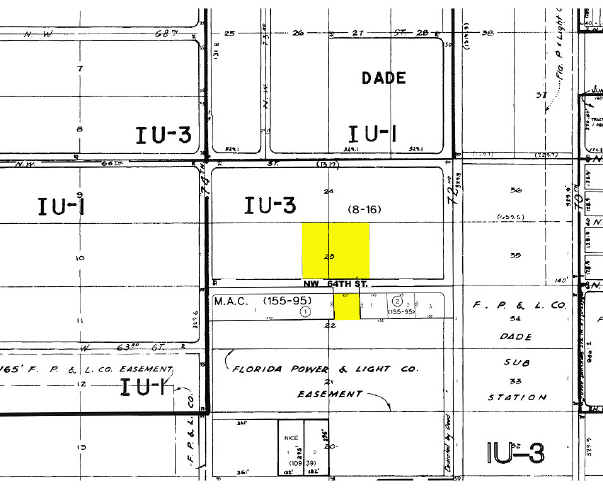 7295 NW 64th St, Miami, FL à louer - Plan cadastral – Image 3 sur 4