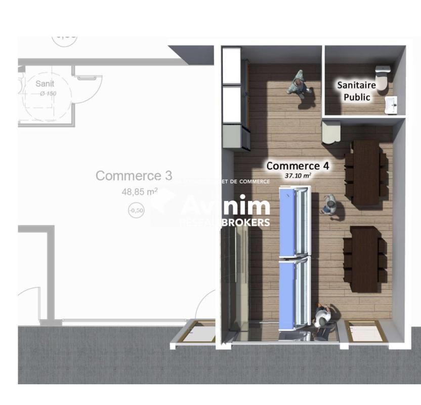 Local commercial dans SAINTE-ANNE à vendre Plan d’étage– Image 1 sur 2