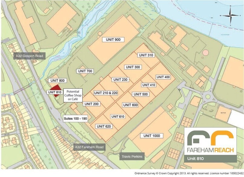 Units at Fareham Reach Business Park, Gosport à louer - Plan de site – Image 3 sur 3