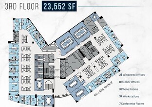 4445 Willard Ave, Chevy Chase, MD à louer Plan d’étage– Image 1 sur 1