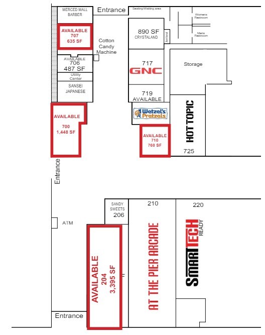 645 Fairfield Dr, Merced, CA à louer Plan d’étage– Image 1 sur 1