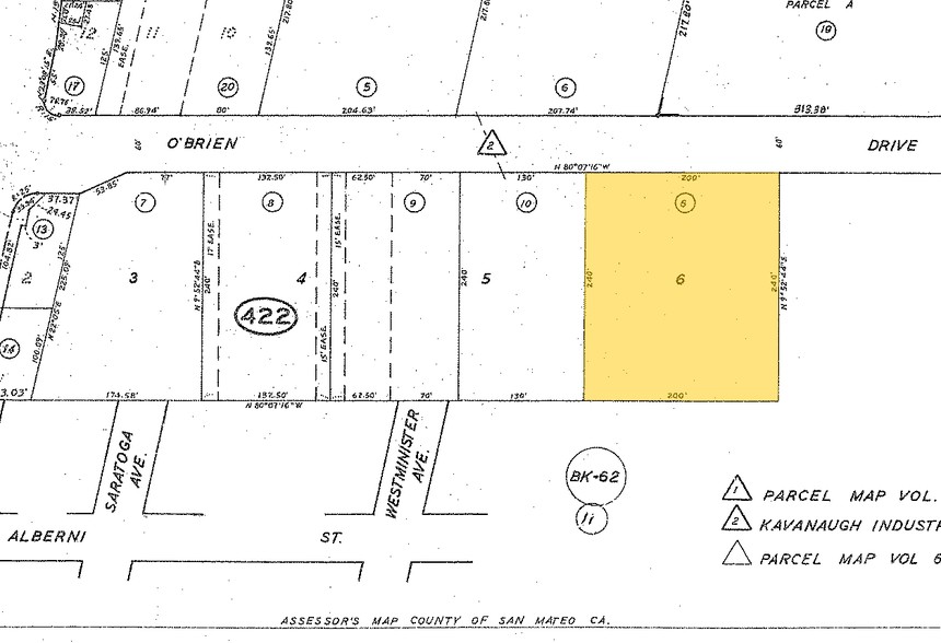 1020 O'Brien Dr, Menlo Park, CA à louer - Plan cadastral – Image 2 sur 18