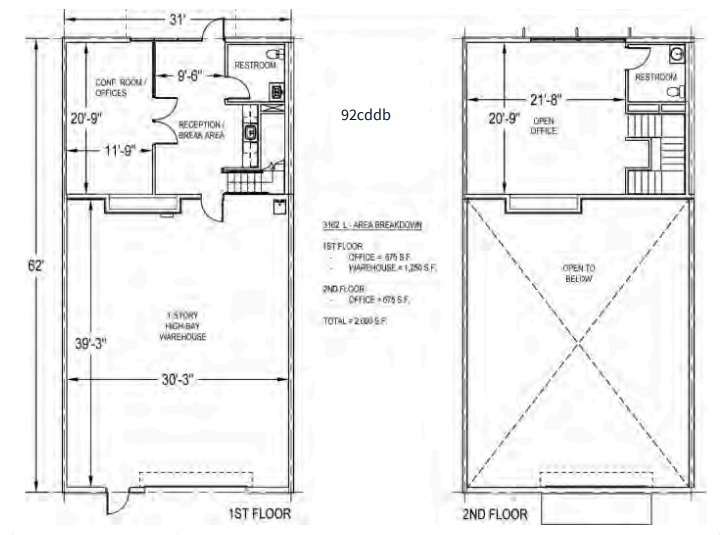 2828 Interstate 30, Mesquite, TX à louer Plan d’étage– Image 1 sur 6
