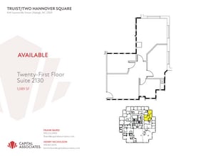 434 Fayetteville St, Raleigh, NC à louer Plan d’étage– Image 1 sur 1