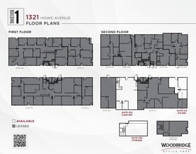 1321 Howe Ave, Sacramento, CA à louer Plan d’étage– Image 1 sur 1