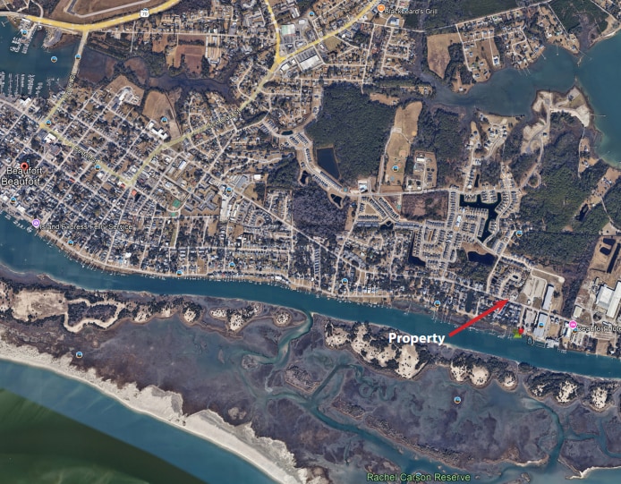 2339 Lennoxville Rd, Beaufort, NC à vendre - Aérien – Image 2 sur 4