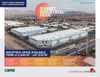 Plus de détails pour 748 W Sunset Rd, Henderson, NV - Industriel/Logistique à louer