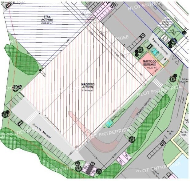 1 Rue De L'Atlantique, Les Sorinières à louer - Plan de site – Image 2 sur 4