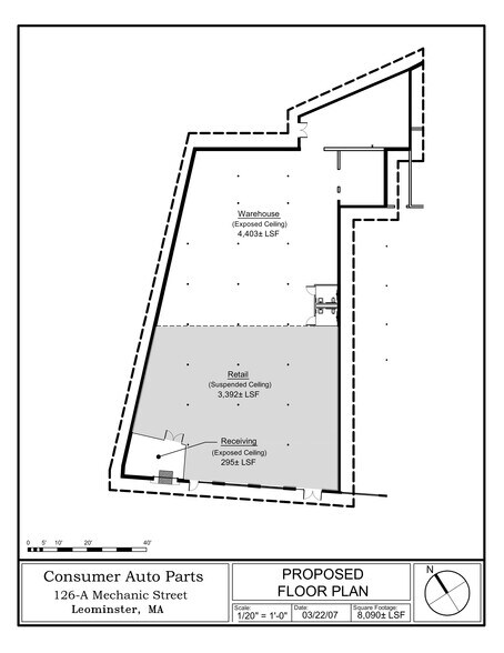126 Mechanic St, Leominster, MA à louer - Plan de site – Image 3 sur 10