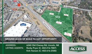 Plus de détails pour 6240 Old Cheney Rd, Lincoln, NE - Terrain à louer