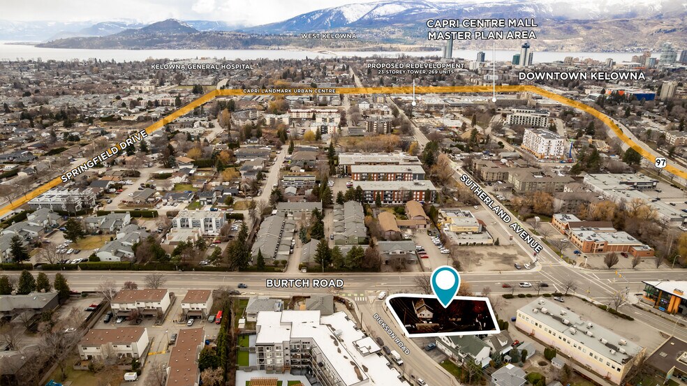1923-1931 Burtch Rd, Kelowna, BC à vendre - Aérien – Image 2 sur 2