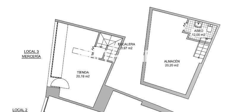 Local commercial dans Toledo, Toledo à louer Plan d’étage type– Image 1 sur 1