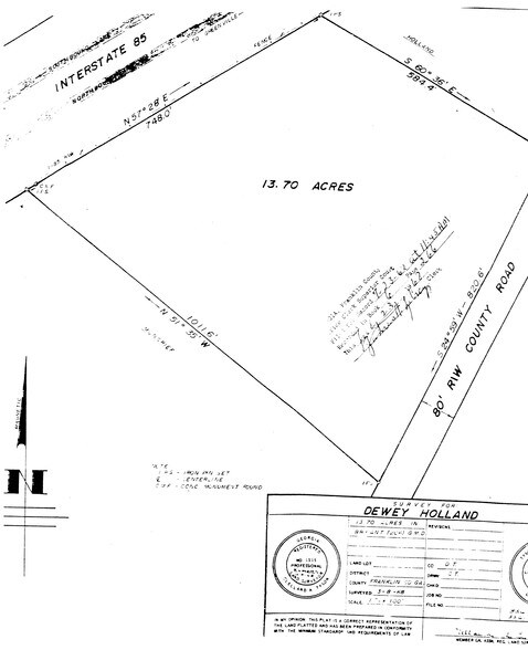 503 Ross Pl, Lavonia, GA à vendre - Plan cadastral – Image 2 sur 2