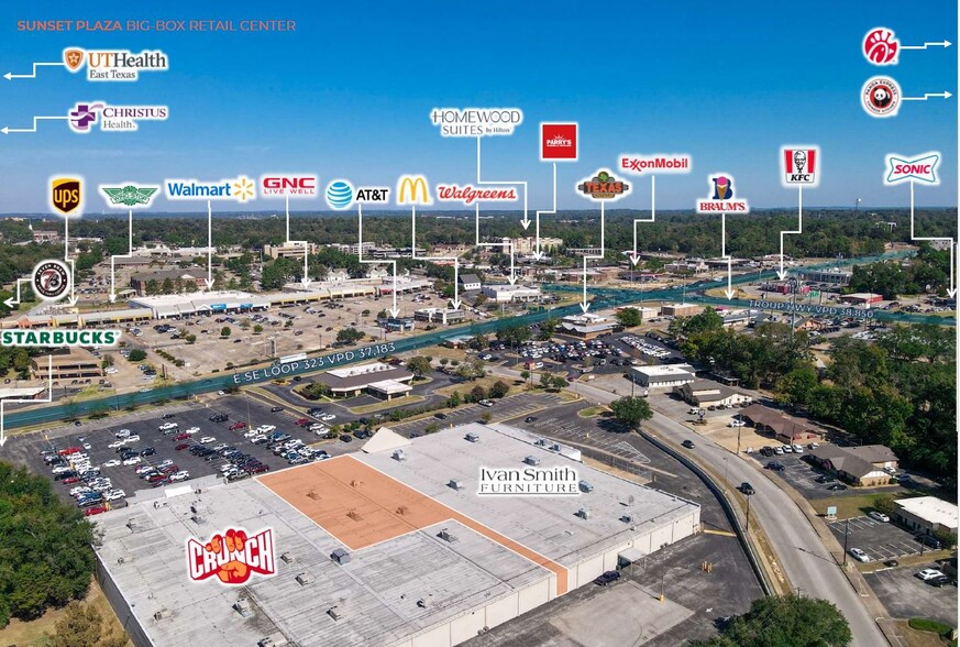 1909 ESE Loop 323, Tyler, TX à louer - Photo de l’immeuble – Image 2 sur 5