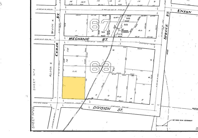 306 Division St, Boonton, NJ à louer - Plan cadastral – Image 2 sur 8
