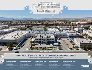 Plus de détails pour 4270 W Wagon Trail Ave, Las Vegas, NV - Industriel/Logistique à louer