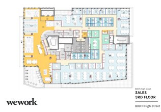 800 N High St, Columbus, OH à louer Plan d’étage– Image 1 sur 5