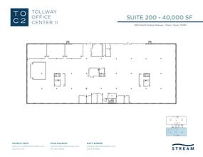 3905 N Dallas Pky, Plano, TX à louer Plan d’étage– Image 1 sur 2