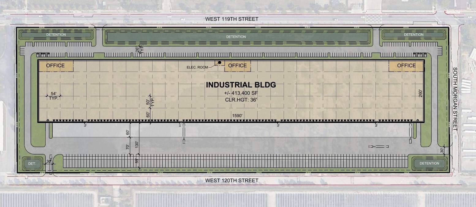 1001 W 119th St, Chicago, IL à louer Plan d’étage– Image 1 sur 2