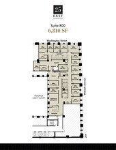 25 E Washington St, Chicago, IL à louer Plan de site– Image 2 sur 2