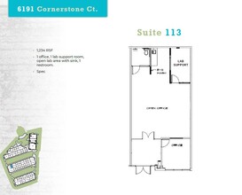 6185 Cornerstone Ct E, San Diego, CA à louer Plan d’étage– Image 1 sur 1