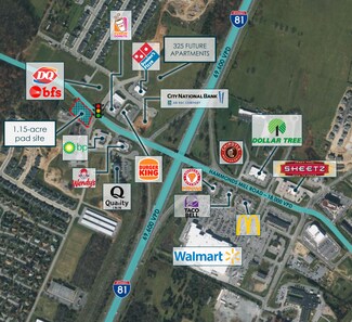 Plus de détails pour 1255 T J Jackson Drive, Hedgesville, WV - Terrain à vendre