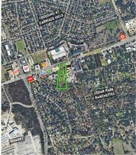 1306 W Whitestone Blvd, Cedar Park, TX - VUE AÉRIENNE  vue de carte - Image1