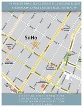 79 Mercer St, New York, NY à louer Plan de site– Image 1 sur 2