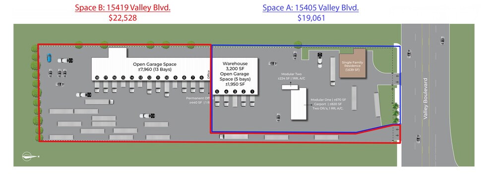 15405 Valley Blvd, Fontana, CA à louer - Plan de site – Image 2 sur 19